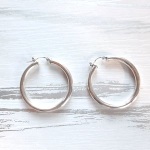 Sterling Silver Hoop Earrings